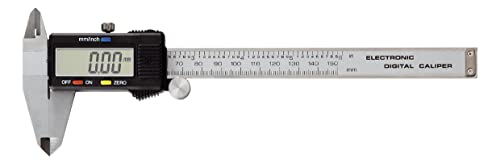 kwb KRAFTIXX calibre digital en estuche con pantalla LCD resistente a arañazos, longitud de medición 0-150 mm, 1 pieza, 090690