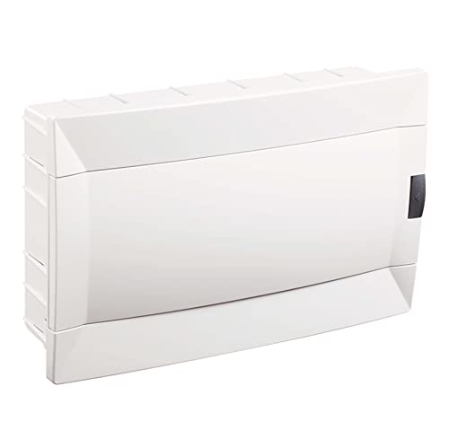 Cuadro eléctrico o Caja de Empotrar con tapa y carril DIN blanca para Automáticos 16 Módulos Cuadro Electrico para Instalaciones Electricas Cuadro Electrico Empotrar