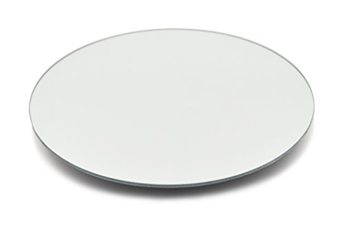 Craft & Party Round Glass Mirror Wedding Banquet Table Centerpieces, Smooth Edges (Sets Of 12) (8") #TOP3