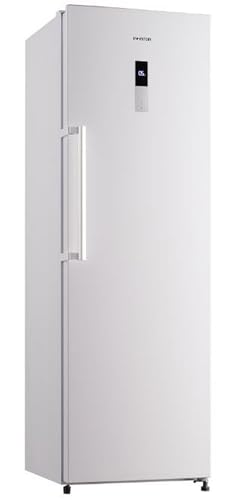 INFINITON Frigorifico Una Puerta CL-A185B, 375 Litros, 185 cm de Altura, No Frost, Fast Cooling, Iluminación LED, E, Blanco