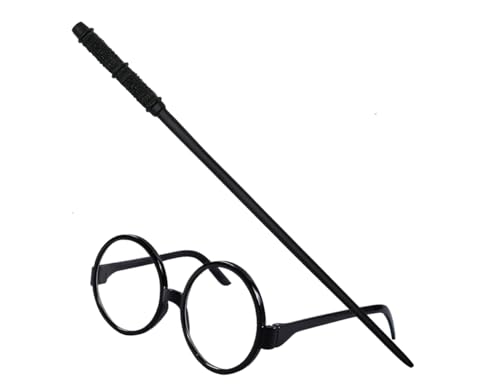 Image of HP Magic Wand for Kids Cosplay - New Designed Magical Wand with Music Box for Potterheads - Birthday Christmas Combo (Snape with Sunglass)