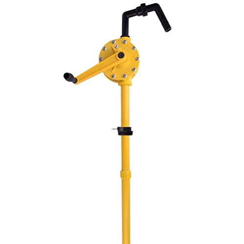 Topway Polypropylene Hand Rotary Drum Barrel Pump For Chemicals #TOP30