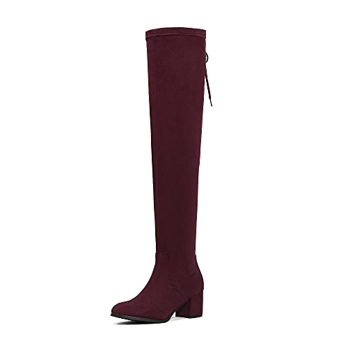 Image of DREAM PAIRS Women's Over The Knee Thigh High Boots