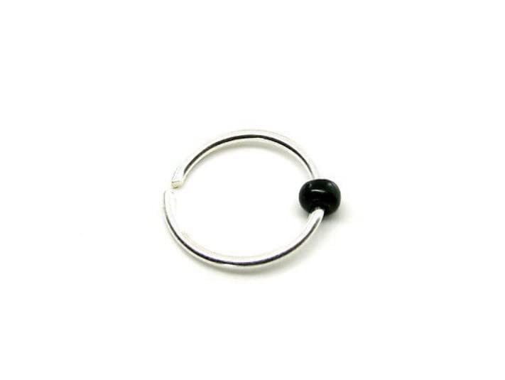 Girl's Fency Nose Ring 925 Silver Solid Nose Pin no piercing needed Septum Nose Ring-image-40