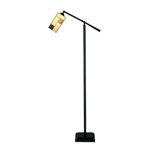 Lampadaire Tiffany Mondriaan Small pour coin lecture chaleureux
