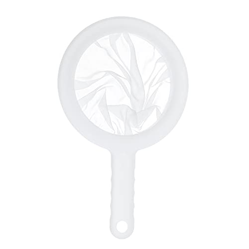 AANSSS 10 Inch Kitchen Ultra-Fine Nylon Mesh Strainer/Plastic Sieve Filter Spoon For Soy Milk, Coffee, Milk, Yogurt, Juice,Tea Leaf Filter