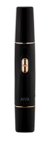 Spa Sciences Aiva - 2-In-1 Patent Pending Facial Hair Remover And Eyebrow Trimmer - Painless Hair Removal Tool - For All Skin Types - Usb Rechargeable - Built-In Led Lights #TOP5