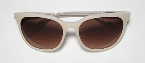 Isaac Mizrahi 30207 Womens/Ladies Cat Eye Full-rim Gradient Lenses Sunglasses/Eyewear (55-17-130, Beige)2