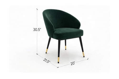 Image of WOODEN SPACE 4 Seater Wooden Dining Table Set | Urban Marble Top Dining Table with Chairs for Dining Room & Kitchen (Modern Classic Dark Green) (42 x 42 x 30 inch)