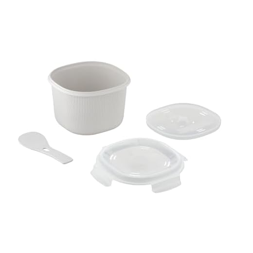 Care+Protect Cuociriso e Cereali per Microonde, Container for Steam Cooking, Serve and Store, BPA Free, 2.7 l for Upto 4 People