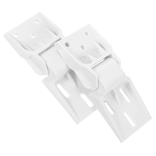CAXUSD 2 Piezas Bisagras de Plegables para Frigorífico y Congelador Diseño sin Tornillos Soporte Resistente y Fácil Instalación para Reparación Doméstica