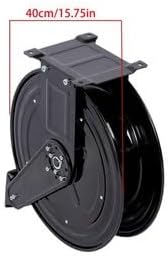 #US 50FT x 3/8" Auto-Retractable Pressure Washer Hose Reel Heavy Duty Arm