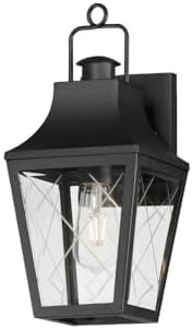 Maxim Lighting 30361CLBK Storybook - 1 Light Small Outdoor Wall Sconce-14.75 Inches Tall and 6.75 Inches Wide