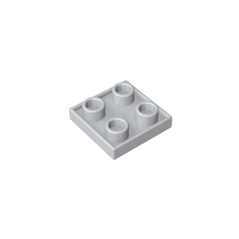 XYEIUGO GDS-90248 2x2 Double-Sided Plate, gray white, 50 PCS — image 1