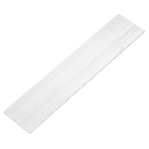 QUARKZMAN Barra Alluminio Piatta Quadrata, 3 x 50 x 305mm Materiale di Laminazione Solido Piastra Piana Lastra Profilato Asta in Alluminio 6063