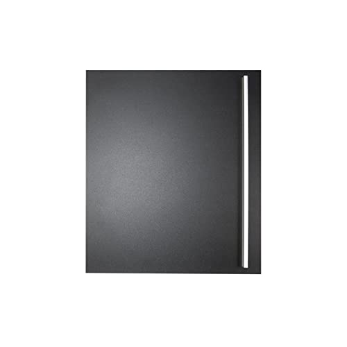 iLoveParcels Letter Box. Waterproof Lockable Safe Delivery Box With 3 Keys. Outdoor Mail & Letter Box. Galvanised Steel Wall, Door Or Fence Letter Storage With Lock In Grey. (35.5x10.5x34cm)