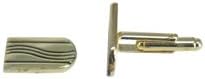 B2 Cufflinks by Polanni for Men - W 2 x L 1.2 cm Cufflinks