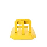 Parkplatzsperre 2 Stück Parksperre mit 6 Schlüssel parkplatzsperre klappbar Parksäule Faltbares Rostschutz Parkplatzschloss aus Stahl für den Privaten Gewerblichen Parkplatzschutz