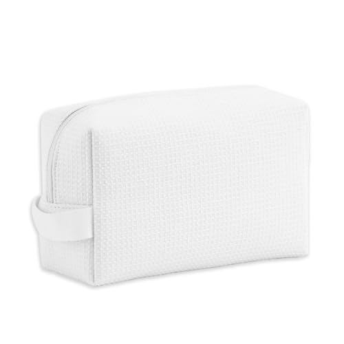 DYSHAYEN Waffle Makeup Pouch Bag, Small Travel...