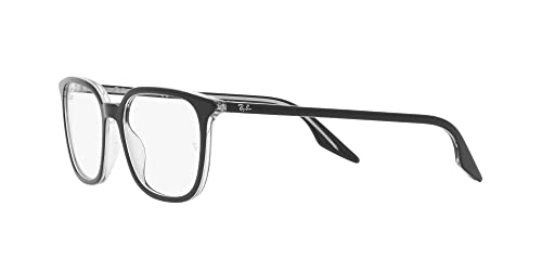 Image of Ray-Ban unisex-adult Rx5406f Low Bridge Fit Square Prescription Eyewear Frames