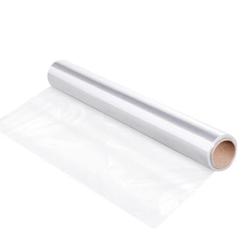 Rouleau Film Transparent Emballage Fleuriste 35cm*15M/30M, pour Fleuriste,Paniers de Cadeau Emballage en Cellophane 3,3 mil (1 rouleau)