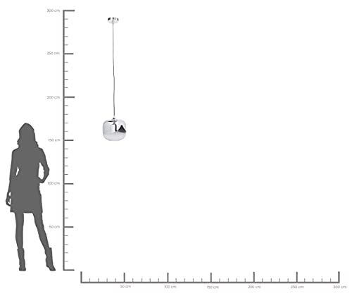Kare Design - Lampada a sospensione cromata
