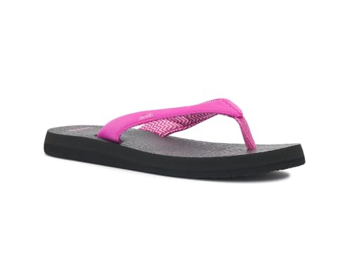 Image of Sanuk Yoga Serenity Flip Flops for Women - Yoga Mat Footbed Sandals