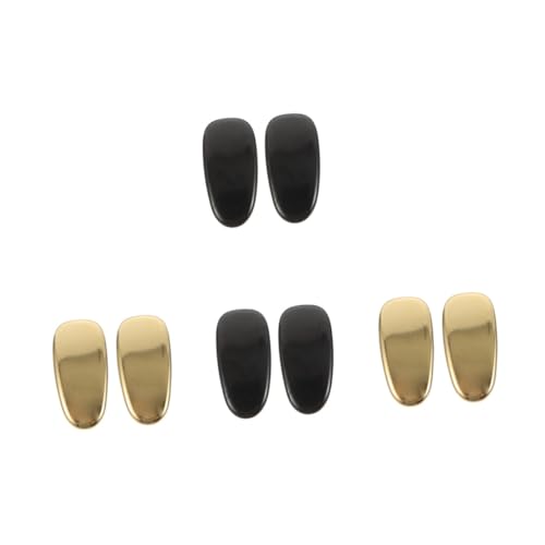 DIYEAH 8piezas Almohadillas Nasales Antideslizantes de Titanio para Gafas Parche Nasal Accesorio para Gafas Cómodo de Usar Diario Color Aleatorio
