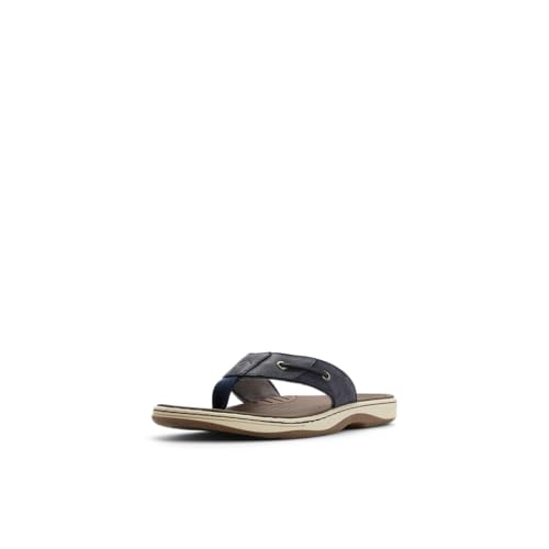 Sperry Mens Baitfish Flip Flop Sandal Navy 10