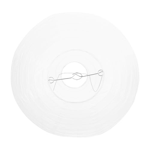 ROMISBABA Paper Lampshade Pendant 30cm White Foldable Round Lantern for Wedding Party Home Decoration DIY Doodle Festival Hanging Lamp Shade