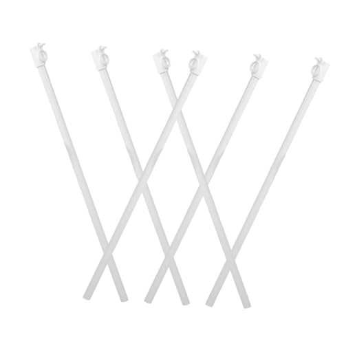 SUPVOX 6pcs Handheld Lantern Poles Plastic Lantern Sticks Long Handles Abs Material