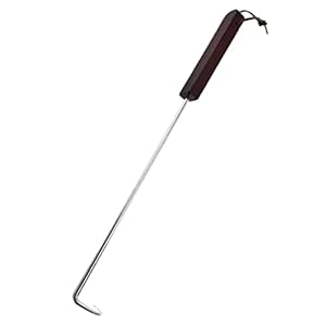 BBQ Food Flipper Hooks roestvrij staal lange barbecuebraden vlees turner haken voor picknickhaak