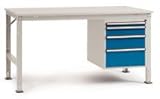 Art.-Nr. AU5645.7035 Manuflex AU5645.7035 Komplett-Arbeitstisch Grund UNIVERSAL Standard mit Multiplex-Platte, BxTxH = 15