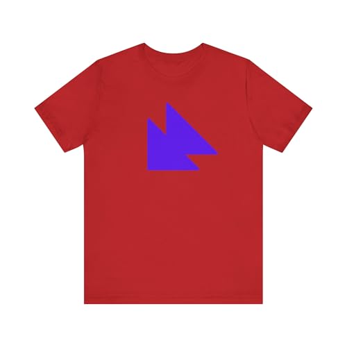 T-shirt double flèche bleu pour affirmer votre liberté de style