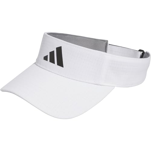 El Mejor Listado de Viseras para Hombre comprados en linea. 45 adidas - Visera de Golf para Hombre, Blanco 15, One Size