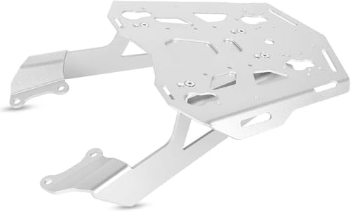 Support de fixation coffre arrière pour moto CB400X top case argent