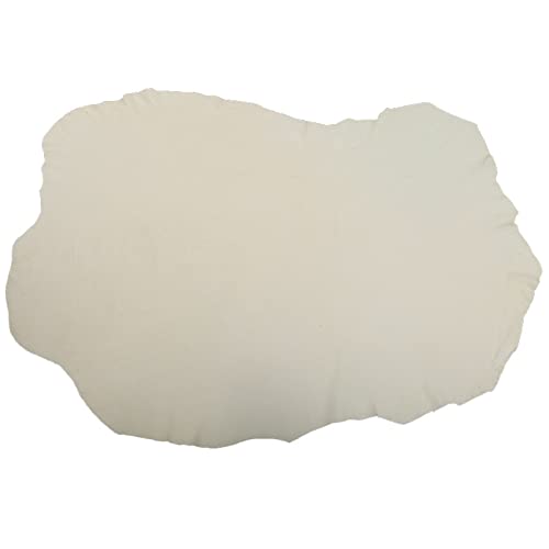 Gamuza Piel Natural Coche, Gamuza Coche Secado (50 x 40 CM), Toalla Secado Coche, Bayetas para Vehículos Sin Pelusas Sin Rayones, para Limpia y Secar Automovil, Espejos, Ventanas, beige