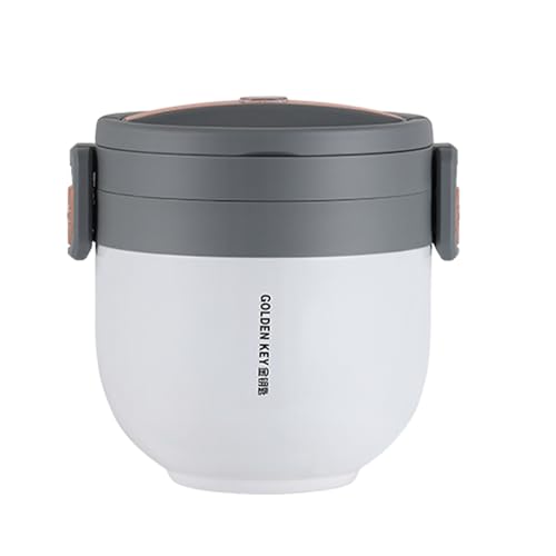 GOLDEN KEY Thermo for Hot Food for Adults,30oz Food Thermo Lunch Containers,Wide Mouth Vacuum Insulated Thermo Food Jar,Snap-fit Design&Easy to Open,6 Hours Hot and 8 Hours Cold（White） by GOLDEN KEY - Image 7