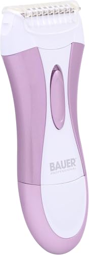 Image of Professional 38730 Soft & Smooth Lady Shaver – Painless Hair Removal for Women – Wet & Dry Electric Shaver – Bikini Trimmer Attachment – Battery Operated