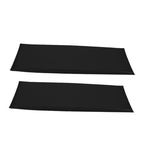 HIAKDOFT 2pcs Anti-Collision Upholstered Wall Panels Self-Adhesive Peel and Stick Headboard Pads for Bedroom Living Soft Protective Cushion