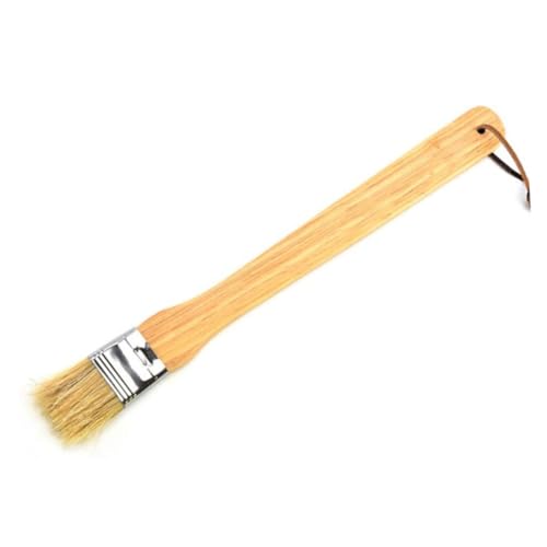 Set utensilios parrilla portátil acero y madera OSALADI miniatura 5