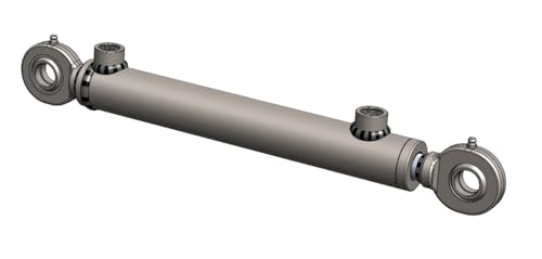 Cylindre hydraulique à double effet avec embout à rotule (32/20,