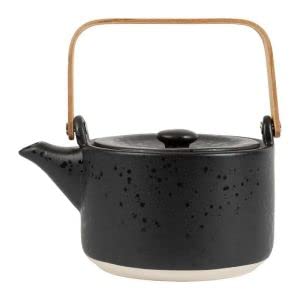 Théière en grès Scana noir Sema 1L pour vos moments cocooning
