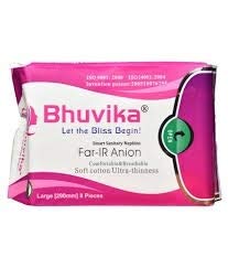 Bhuvika Smart Sanitary Napkins (290MM) L Size with 8 Pads (10) (B08BNCC5GH) Amazon Price History, Amazon Price Tracker