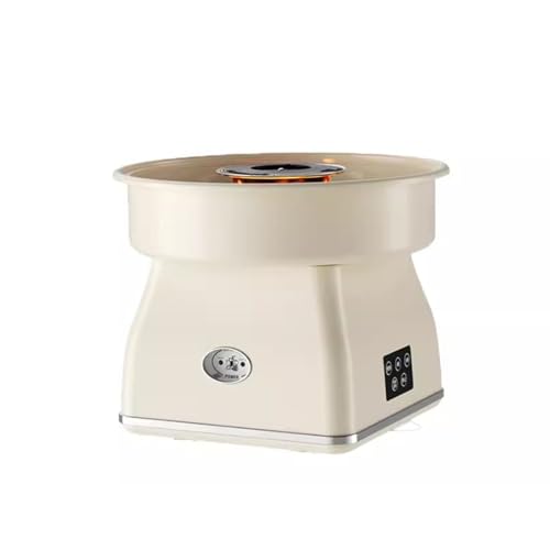 ruyi-1986 Maquina Algodón Azúcar Máquina de algodón de azúcar Hecha a Mano for el hogar, pequeñas minimáquinas comerciales Totalmente automatizadas Máquina Algodón Caramelo(Beige)