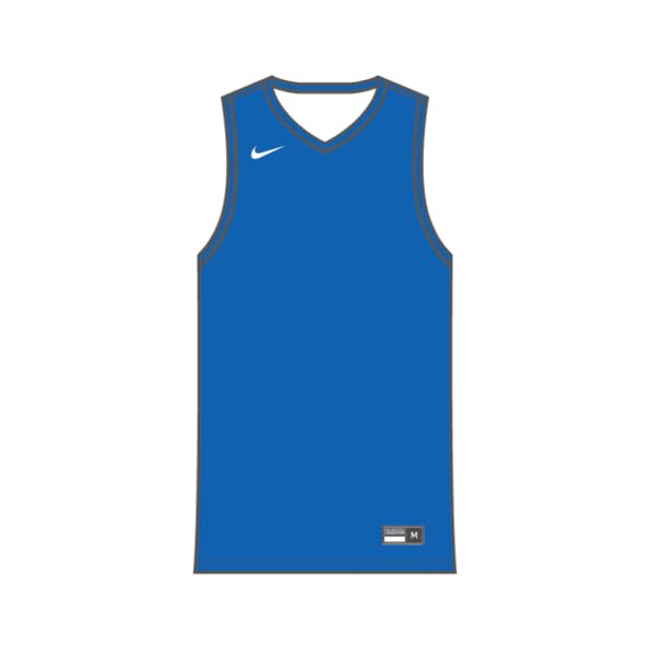 Nike Herren Mens Team25 Basketball Stock Reversible Jersey - Royal Blue Shirt