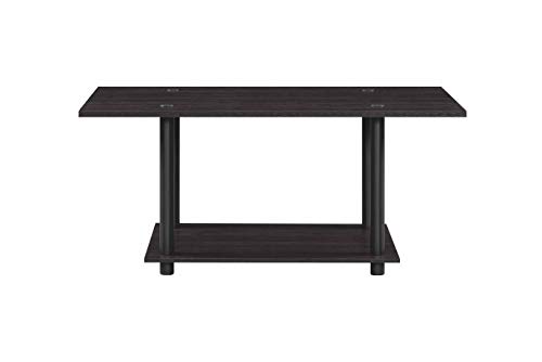 Image of DeckUp CF9048 Tube-N-Turn Engineered Wood Coffee Table (Dark Wenge, Matte Finish)