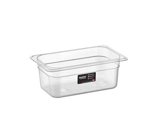 1/4 Dikdörtgen PC Gastronom Küvet Gövde 265x162x100