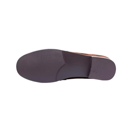 Image of ONEENO Women's Casual Flat Suede Tassel Loafer