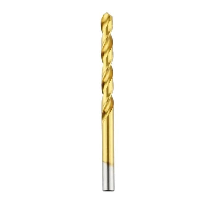 1/5/10 Uds 5,0-7,5mm Broca Helicoidal De Acero De Alta Velocidad Juego De Herramientas De Acero Inoxidable De Perforación De Titanio Metal(10PCS,7.0mm)
